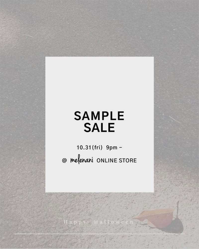 SAMPLE SALE 開催のおしらせ